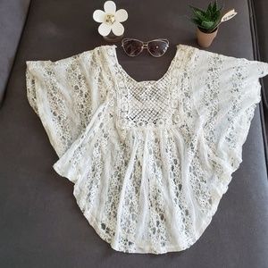 White lace top